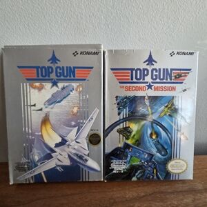 Top Gun NES Game Set - Silver and Blue